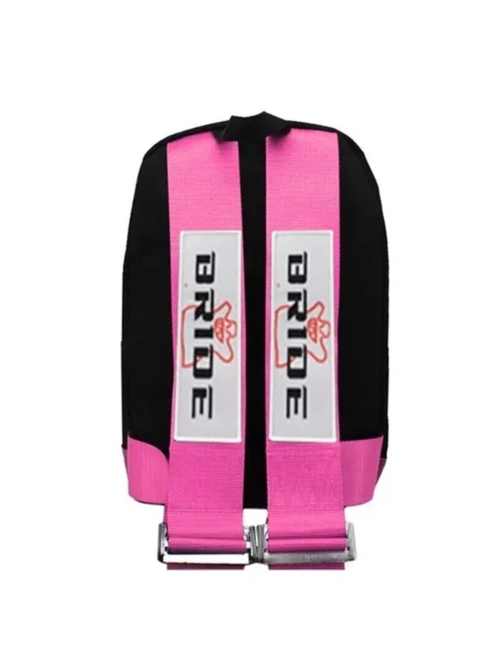 Brand New JDM Bride Racing Pink Harness Adjustable Shoulder Strap Backpack